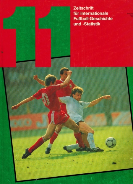 11 - Zeitschrift für internationale Fussball-Geschichte und Statistik. Heft 1